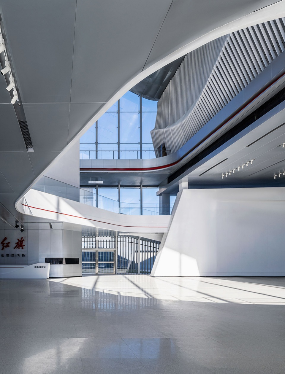 qijing innovation exhibition space by architectural design research institute of scut
