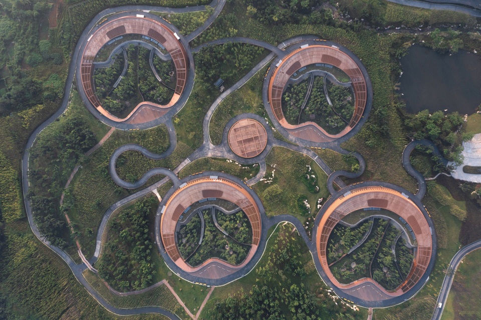 the panda pavilions in chengdu by atelier ping jiang eid arch