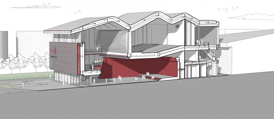 qijing innovation exhibition space by architectural design research institute of scut
