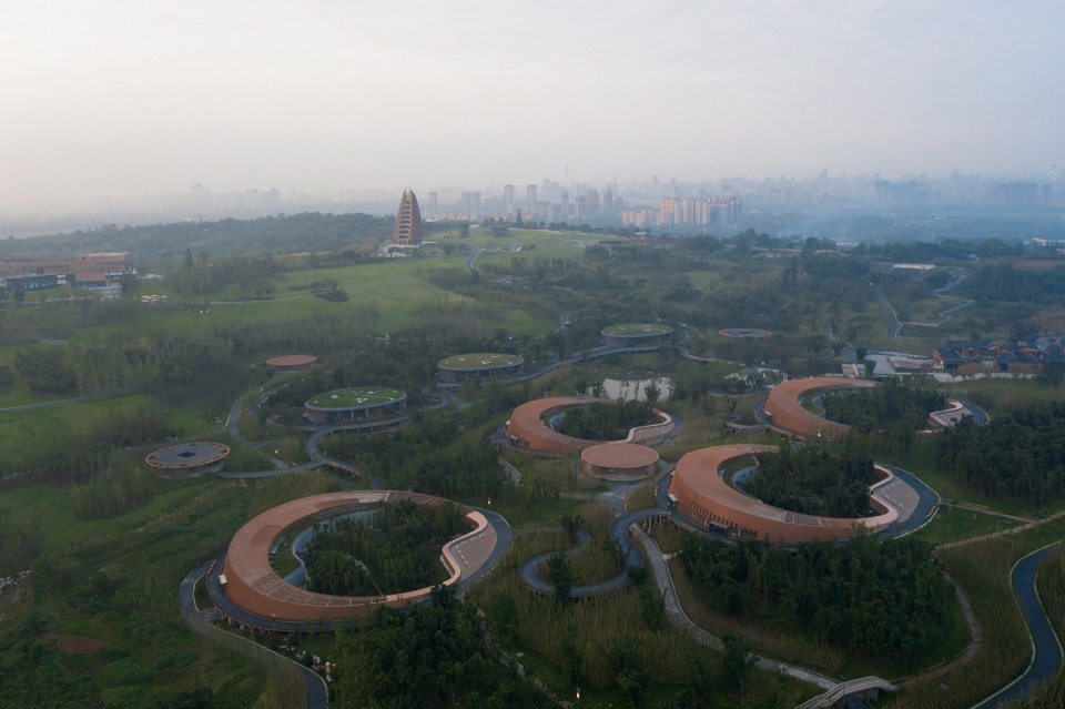 the panda pavilions in chengdu by atelier ping jiang eid arch