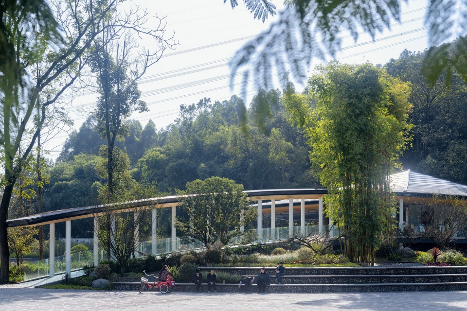 Chongzhou Bamboo Craft Village Visitor Center China by Archermit