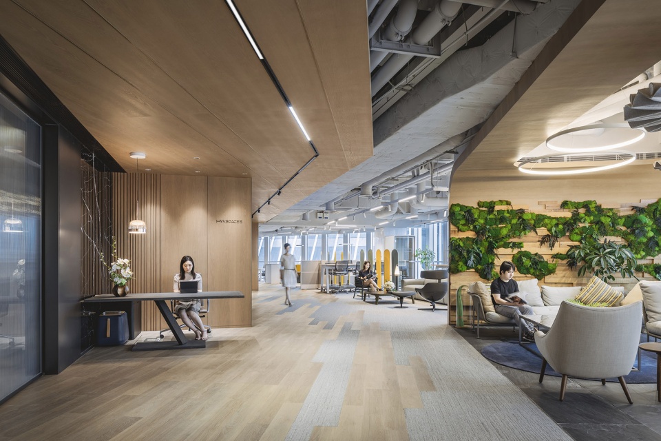 haworth hws customer experience centre in shanghai china by gensler