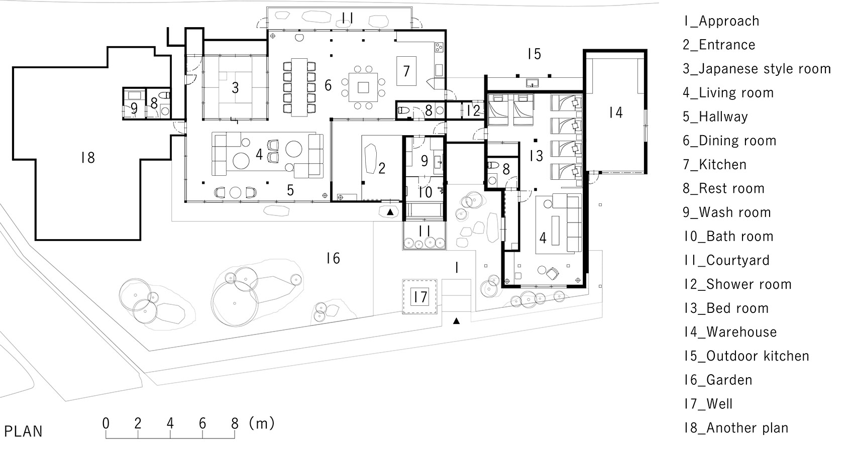 house in zinseki by reiichi ikeda design