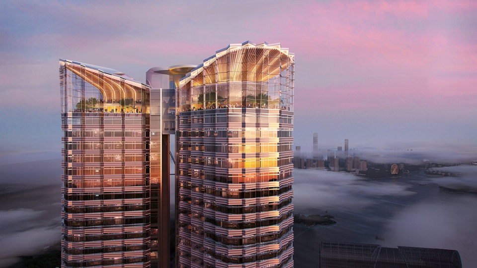 som designs petal inspired apartment tower in suzhou