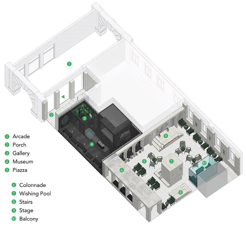 Piazza in a room China by Wutopia Lab