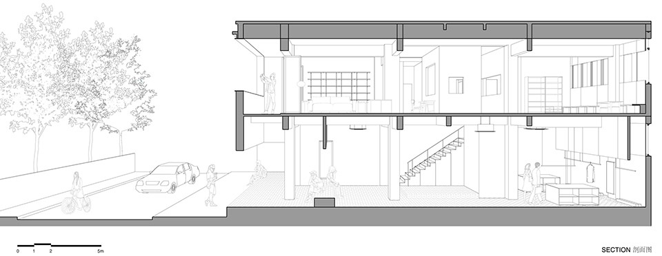 62 Beiting Lane Store China by MOU architecture studio