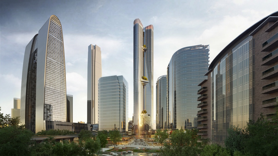 som designs petal inspired apartment tower in suzhou