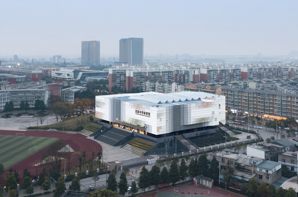 Longquan High School Gymnasium China by China Southwest Architectural Design and Research Institute Corp Ltd
