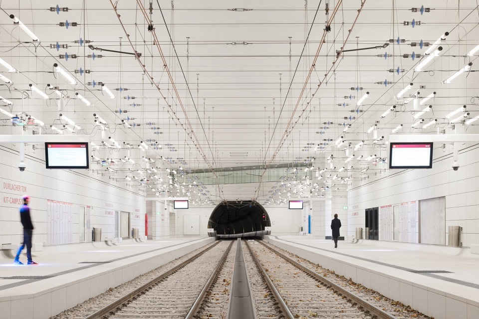 Light Rail Tunnel Karlsruhe by allmannwappner