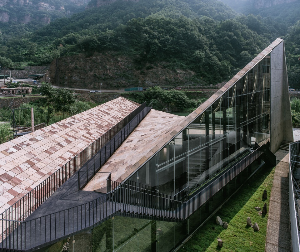 taihang xinyu art museum by wang chong studio