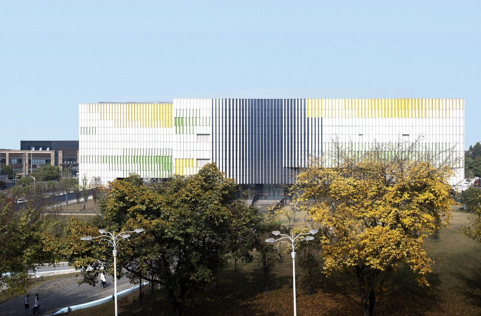 Longquan High School Gymnasium China by China Southwest Architectural Design and Research Institute Corp Ltd