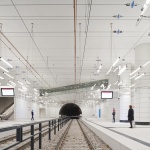 Karlsruhe轻铁隧道，德国 / allmannwappner