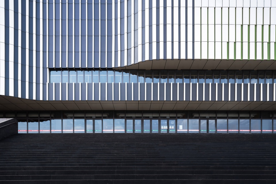 Longquan High School Gymnasium China by China Southwest Architectural Design and Research Institute Corp Ltd