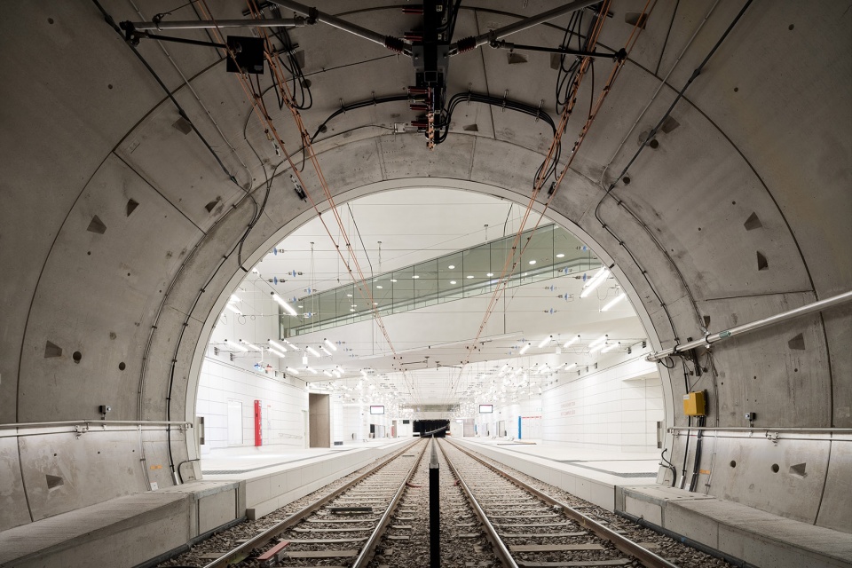 Light Rail Tunnel Karlsruhe by allmannwappner