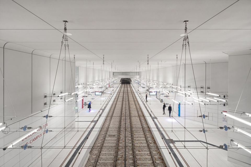 Light Rail Tunnel Karlsruhe by allmannwappner