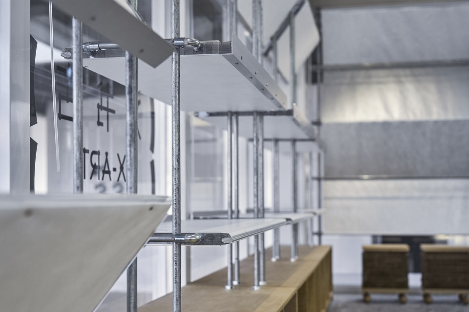 Renovation of X Art Bookshop and Workshop of Parallel Institute China by Atelier Gegeben