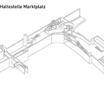 Karlsruhe轻铁隧道，德国 / allmannwappner