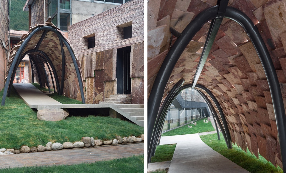 taihang xinyu art museum by wang chong studio