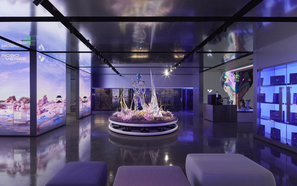 Jidu s new experience center ROBOVERSE Beijing by Gensler