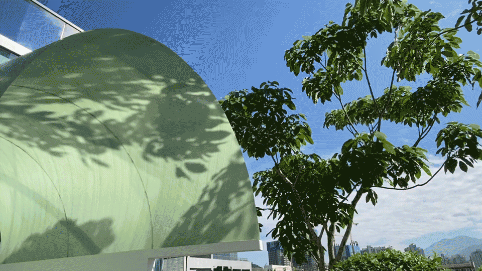 dense city and drawing an architectural caterpillar with frp by benyuan design research center