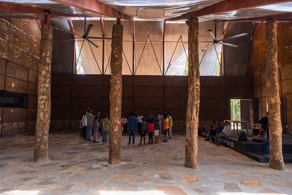 The Container for Kochi Muziris Biennale 2023 by Samira Rathod Design Atelier
