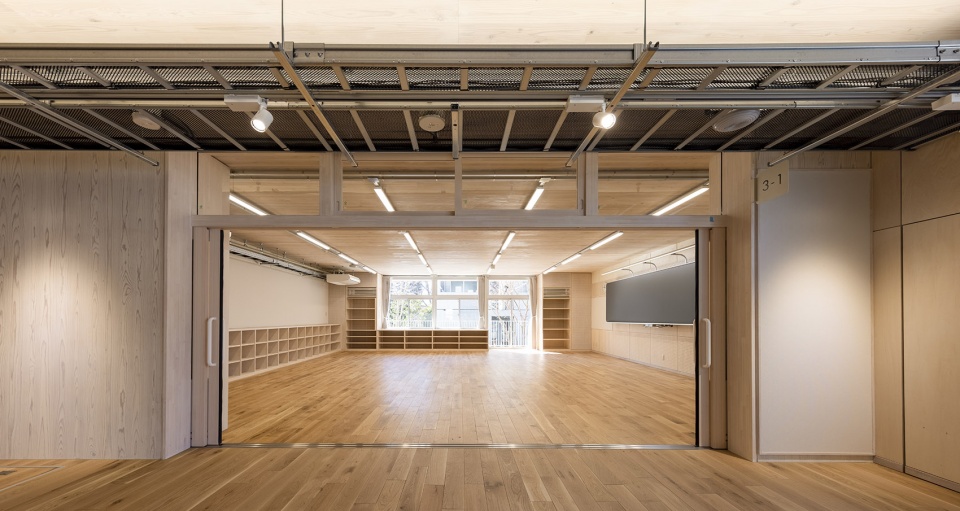 showa gakuin elementary school west wing by nikken sekkei ltd
