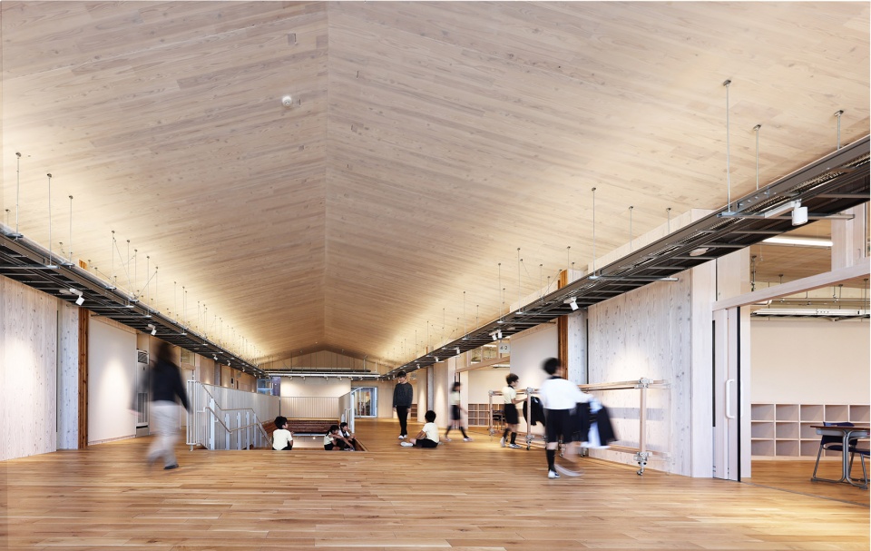 showa gakuin elementary school west wing by nikken sekkei ltd