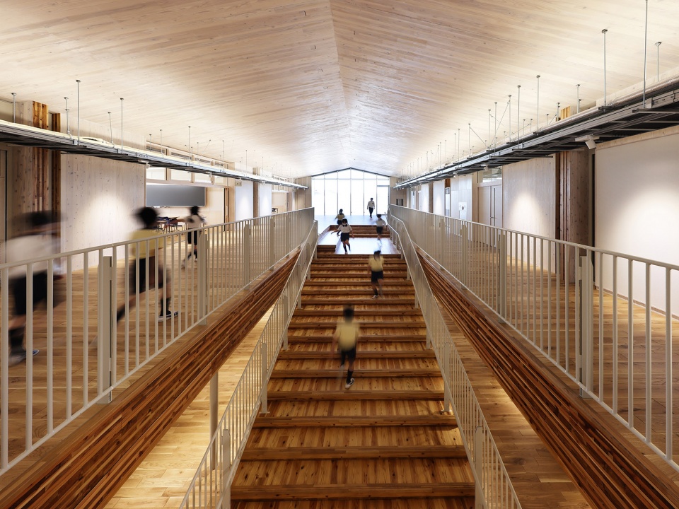 showa gakuin elementary school west wing by nikken sekkei ltd