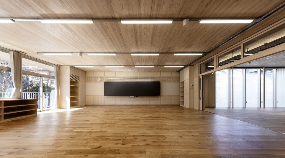 showa gakuin elementary school west wing by nikken sekkei ltd