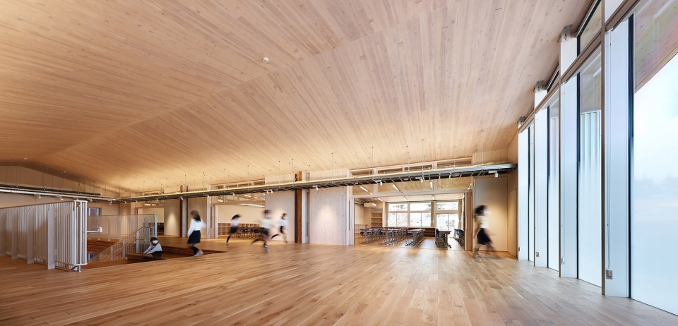 showa gakuin elementary school west wing by nikken sekkei ltd