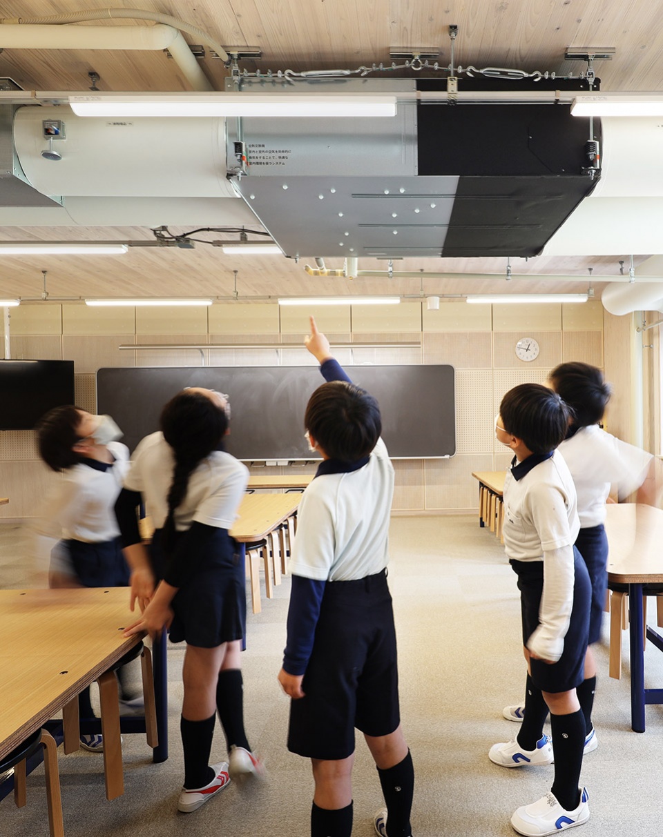 showa gakuin elementary school west wing by nikken sekkei ltd