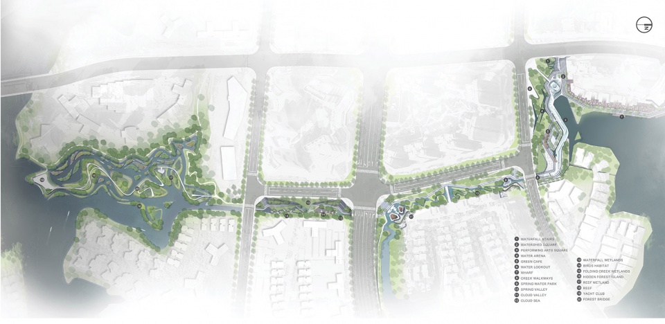 WATERLINE PARK China by Lab D H Shanghai