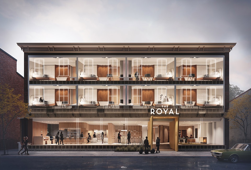 The Royal Hotel by Giannone Petricone Associates Inc Architects