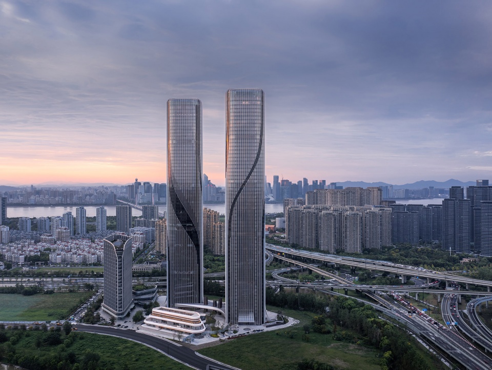 hangzhou shimao wisdom tower super high rise urban complex atelier ping jiang eid arch