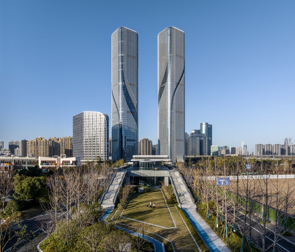 hangzhou shimao wisdom tower super high rise urban complex atelier ping jiang eid arch