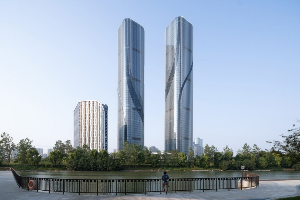 hangzhou shimao wisdom tower super high rise urban complex atelier ping jiang eid arch
