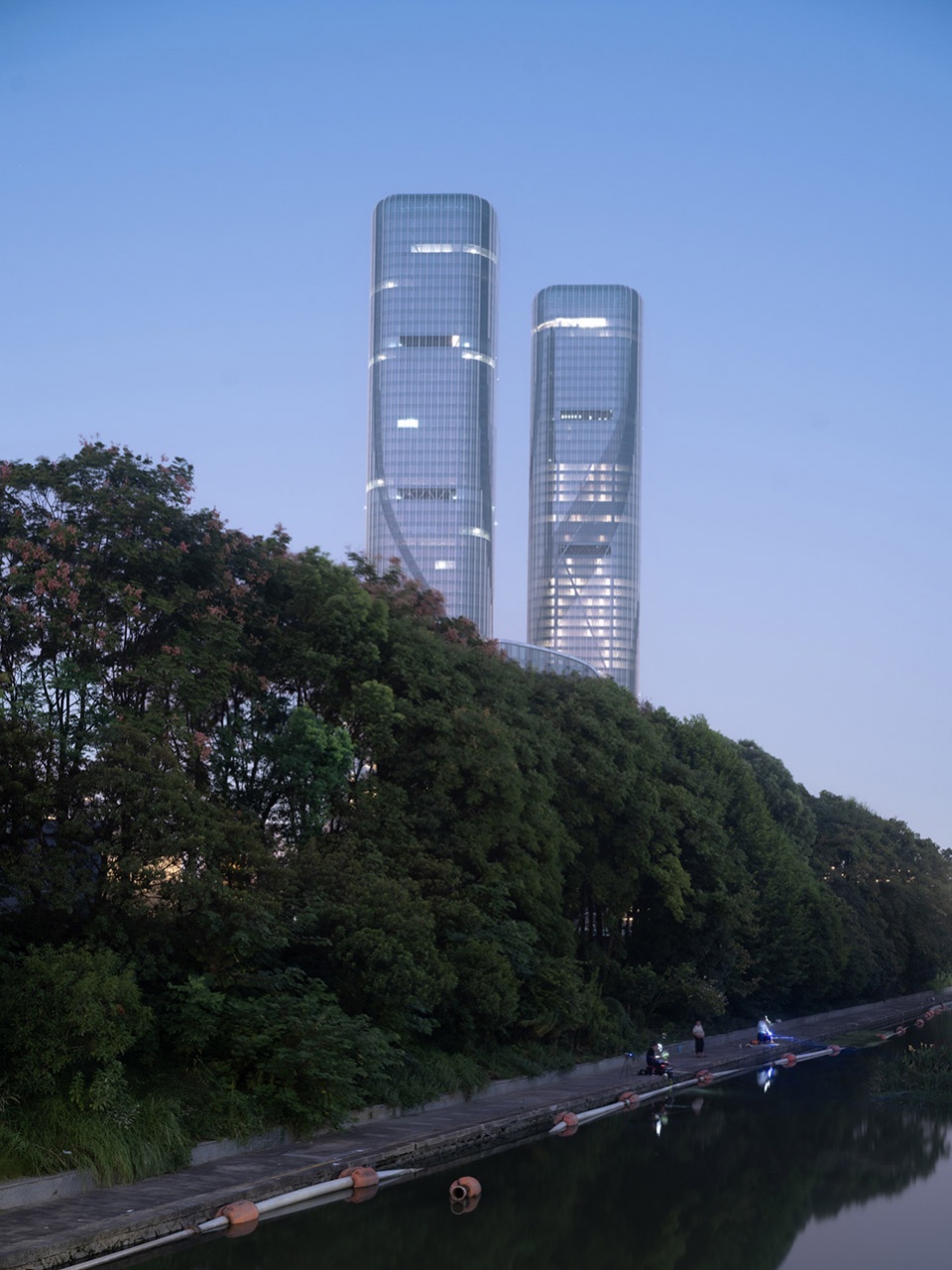 hangzhou shimao wisdom tower super high rise urban complex atelier ping jiang eid arch