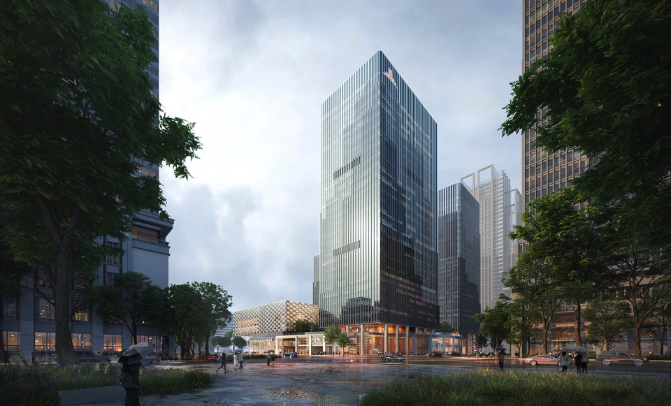 Chengdu Jiaozi Courtyard Towers China by MVRDV