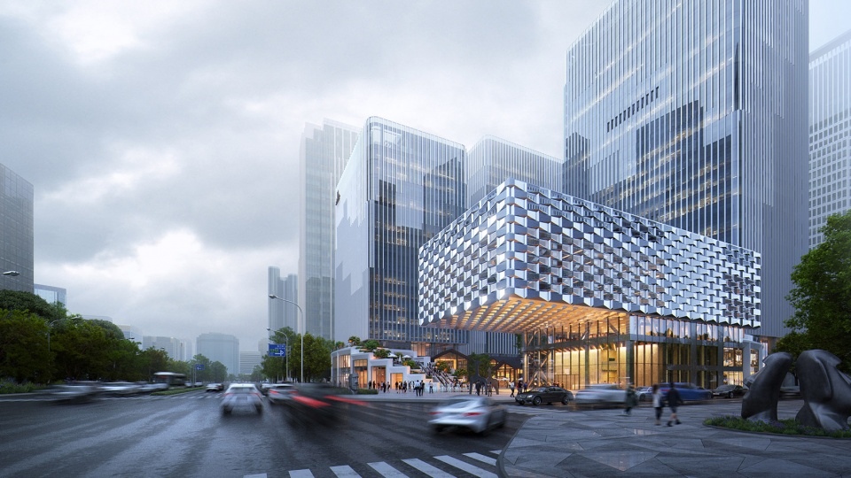 Chengdu Jiaozi Courtyard Towers China by MVRDV