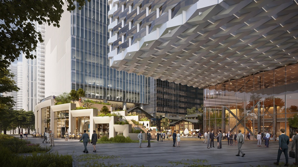 Chengdu Jiaozi Courtyard Towers China by MVRDV
