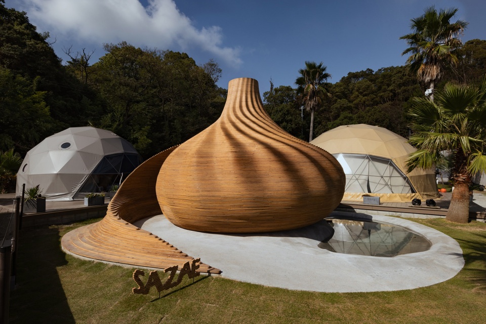 Sana Mane Sauna Sazae by Kengo Kuma and Associates