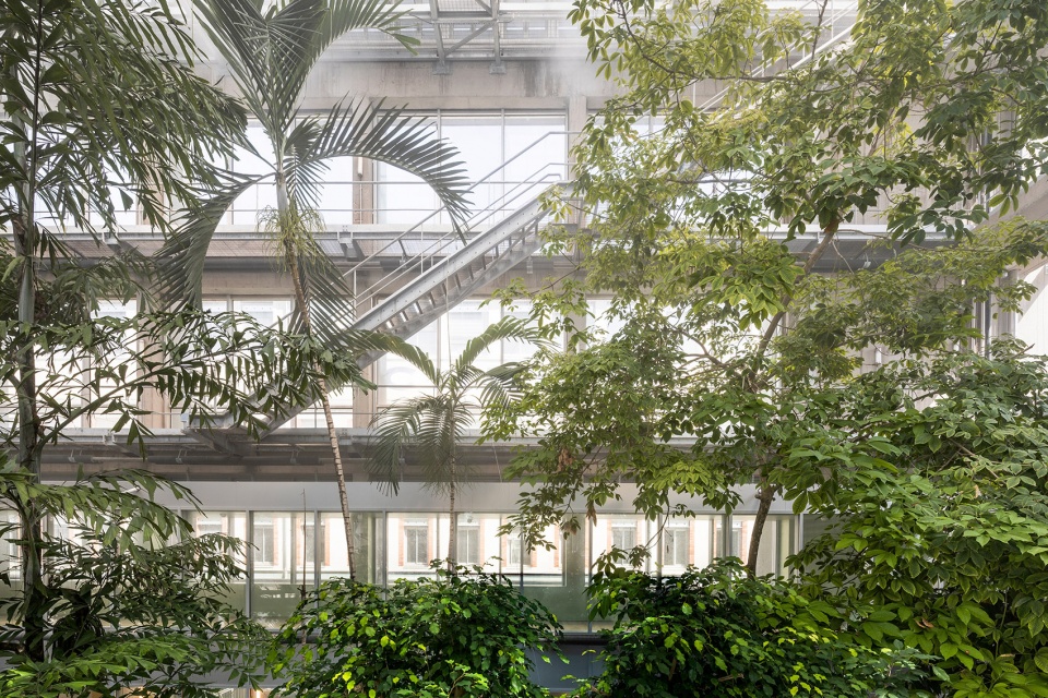 The Canopy Michelin Headquarter s Renovated Reception Area by Encore Heureux Architectes Construire and Base