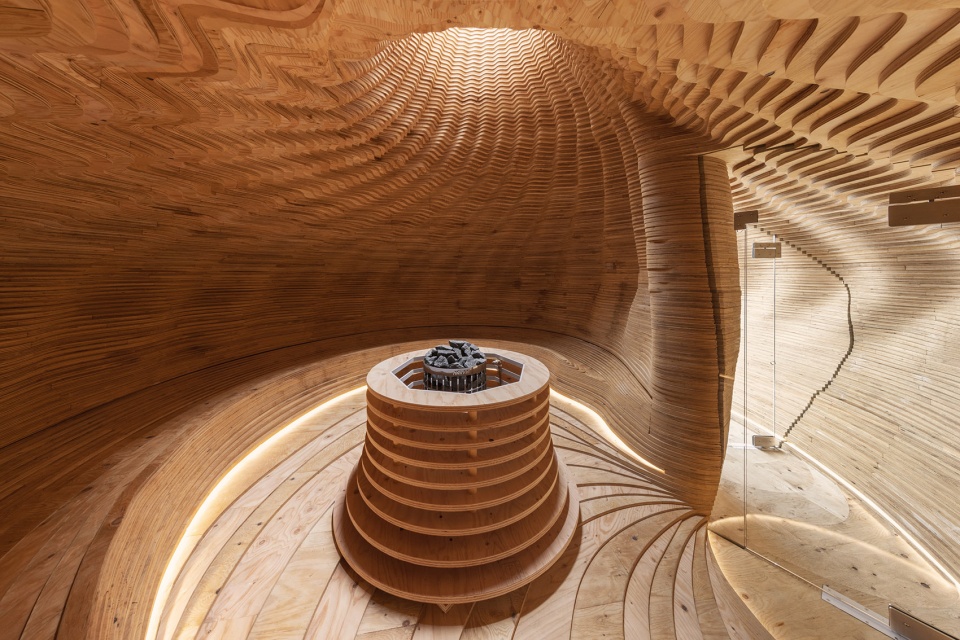 Sana Mane Sauna Sazae by Kengo Kuma and Associates