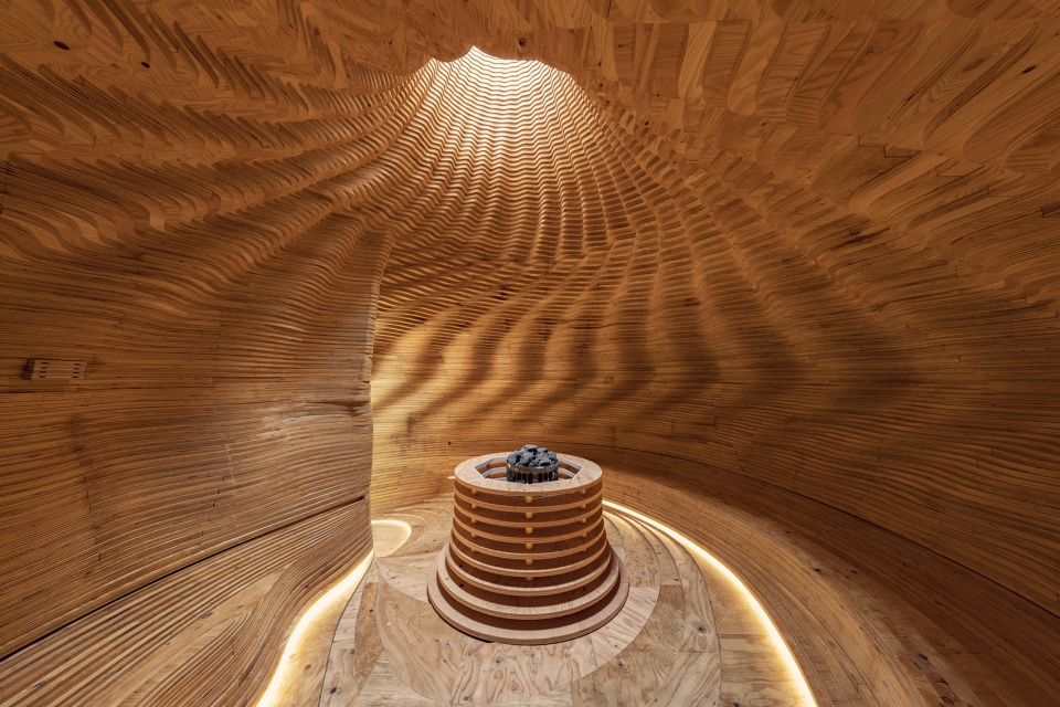 Sana Mane Sauna Sazae by Kengo Kuma and Associates