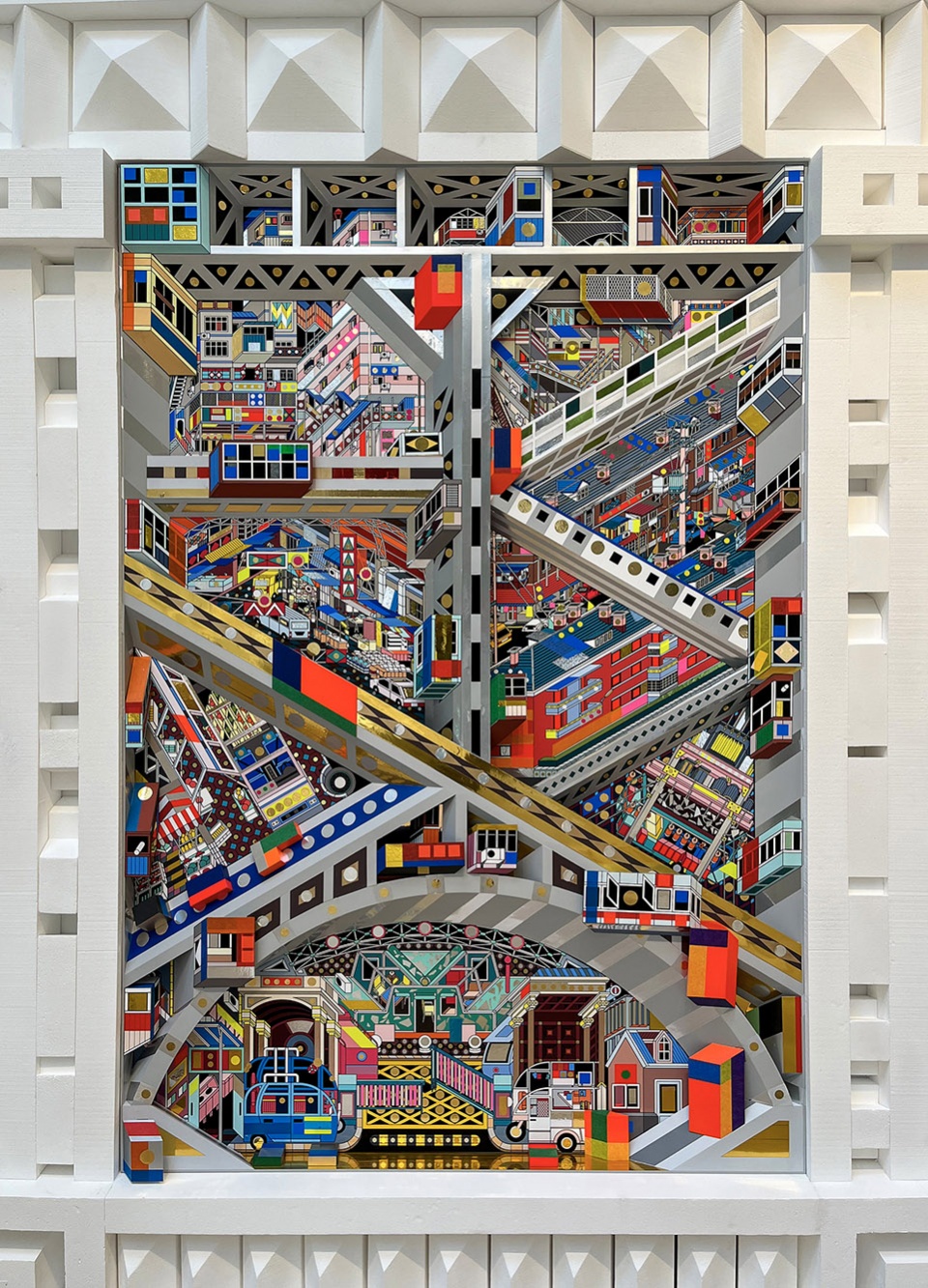 scape of urban object and life models by li han