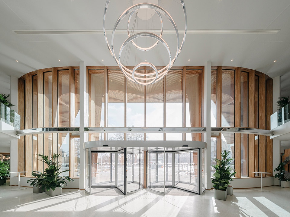 The Canopy Michelin Headquarter s Renovated Reception Area by Encore Heureux Architectes Construire and Base