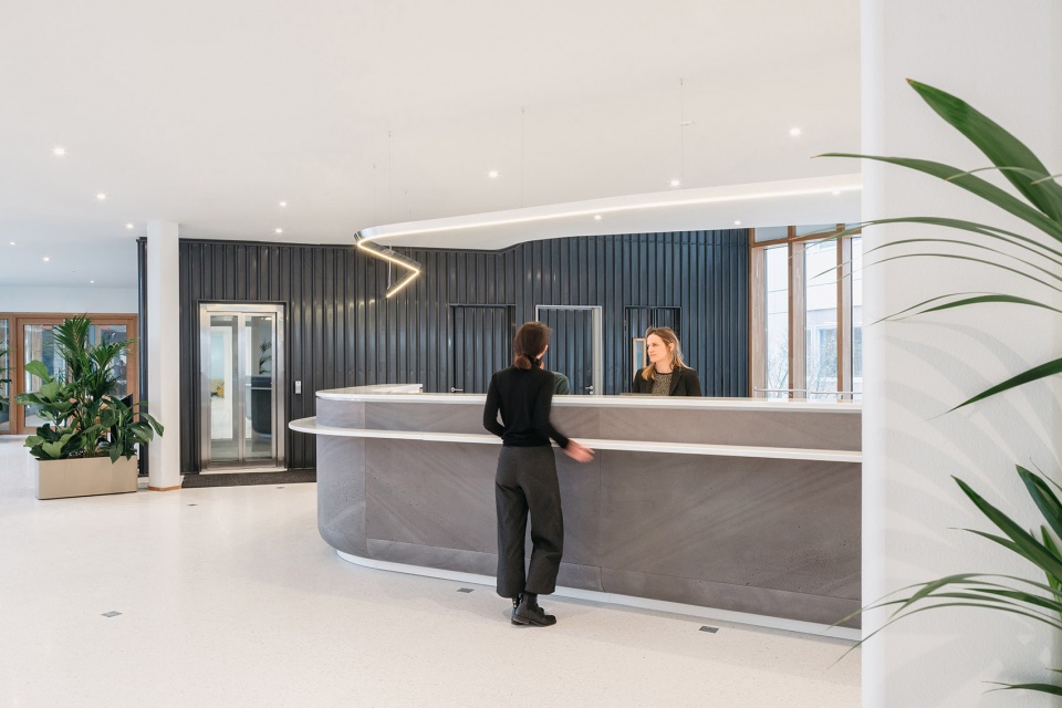 The Canopy Michelin Headquarter s Renovated Reception Area by Encore Heureux Architectes Construire and Base