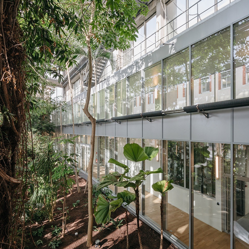 The Canopy Michelin Headquarter s Renovated Reception Area by Encore Heureux Architectes Construire and Base
