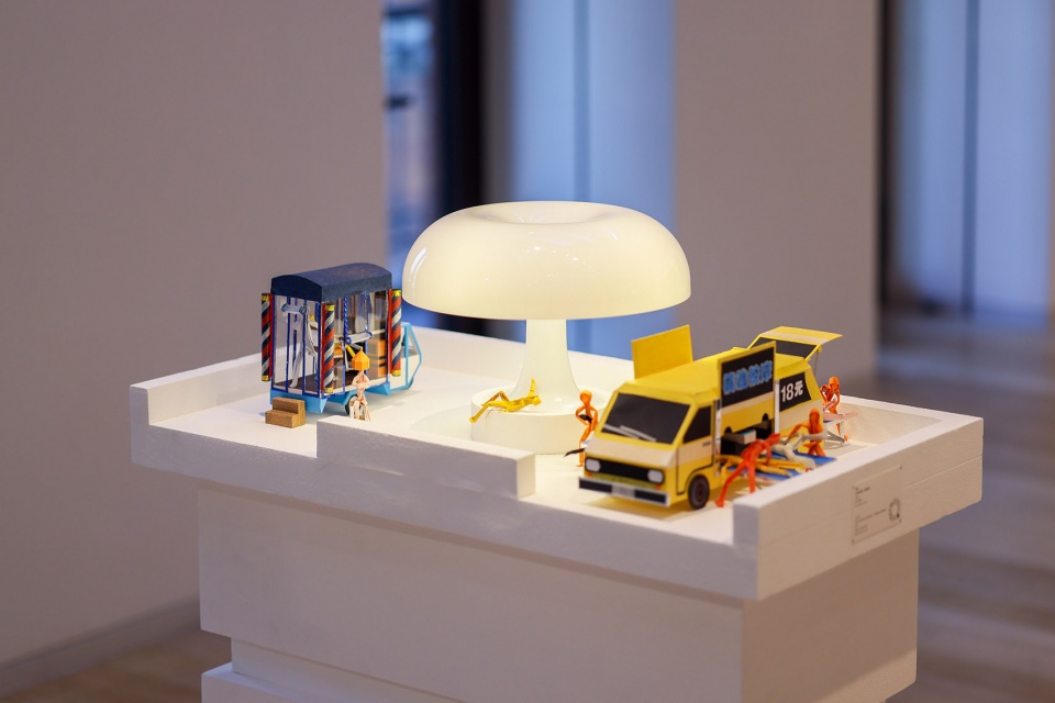 scape of urban object and life models by li han