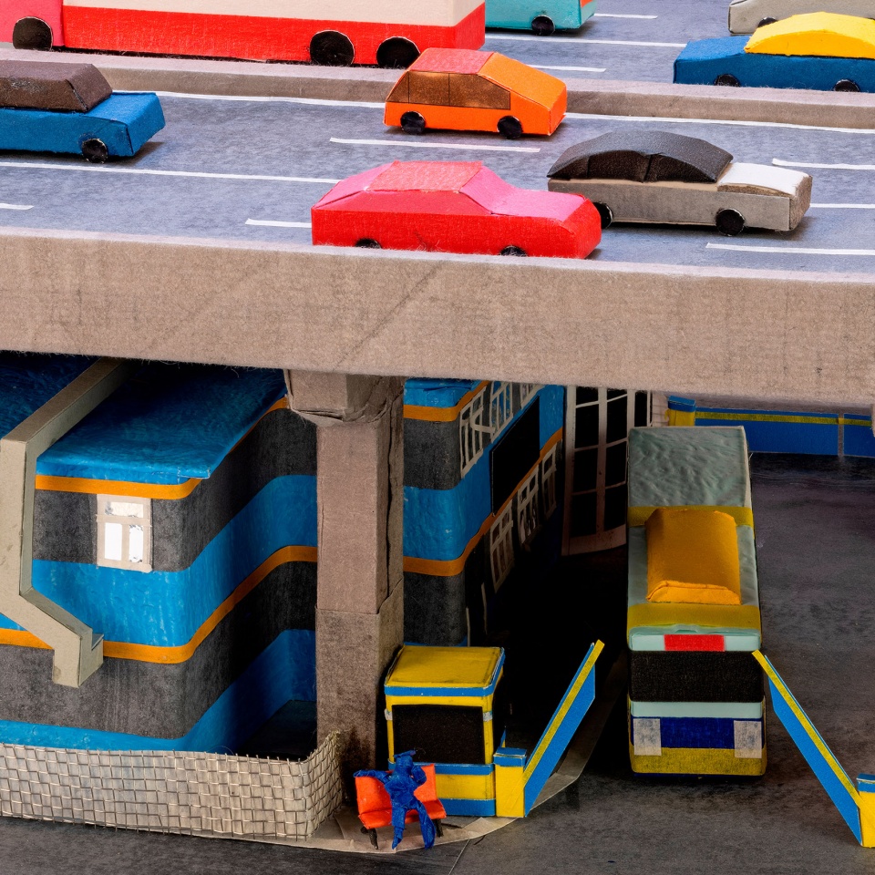 scape of urban object and life models by li han